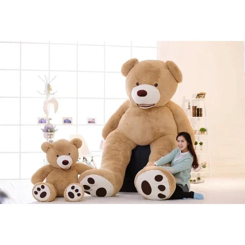 200cm Huge Big America Bear Stuffed Animal Teddy Bear Cover Plush Soft Doll Pillow Cover  Without Stuff  Baby Toys