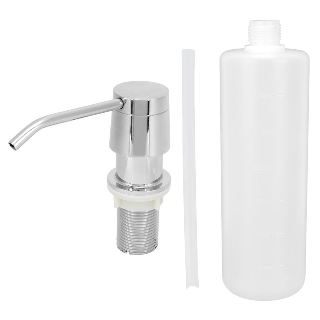 Sink Soap Dispenser 350ml Pump Soap Lotion Container Organizer Bathroom Accessory