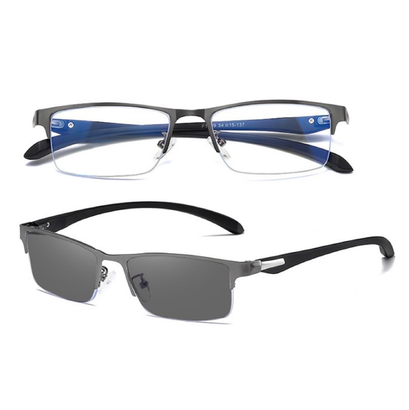 

REONAS Очки с блокировкой синего света с фотохромной технологией и технологией для превращения в солнцезащитные очки для бизнеса или улицы Защита от УФ-излучения Бренд 2