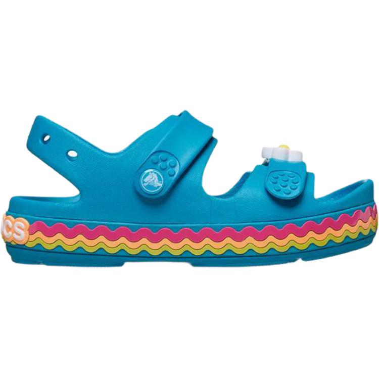 Crocs Crocband Crocband Cruiser Anti Kick And Abrasion Resistant Low Top Children's Sandals Blue Kids'