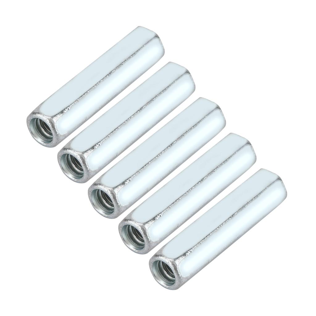 5pcs M6 * 40 Long Rod Nut Hex Hexagonal Sleeve Nut Standoff Threaded Fasteners