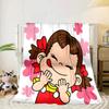 Floral milk Celebration  Blanket Flannel Blanket for bed, sofa, Camping, Hiking, Picnic Essentials, gift for family Fan gifts