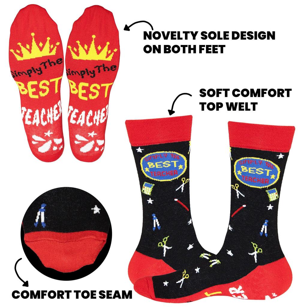 Public Dealz Herren Pack Lehrer Baumwollsocken (Packung mit 2)