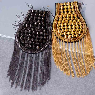 Handmade Sturdy Charming Wear-resistant DIY Suit Tassel Epaulet Men Accessories