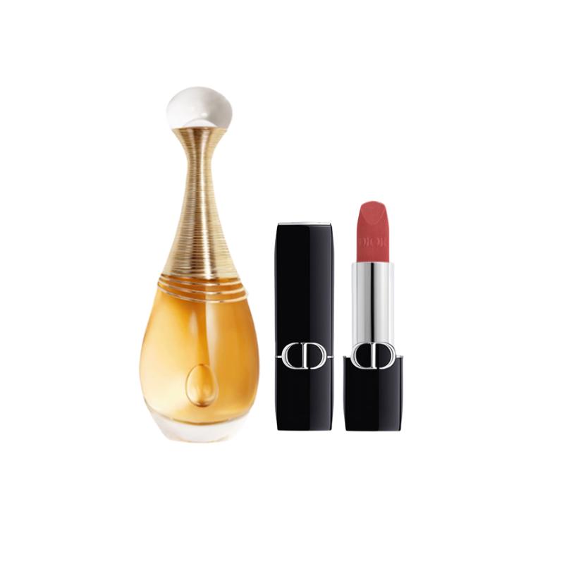 DIOR Perfume Two-piece set: True Me Perfume 50ml + #720 Intense Blue Gold Velvet Lipstick 3.5g