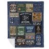 Chemistry Teacher Gift Blanket Flannel Blanket Sofa Blanket Chemist Gift Chemistry Science Gift Blanket