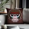 Hot Tthe Binding of Isaacable Cushion Cover Antidustmite Pillowcase Invisible Zipper Silky Short Plush Sofa Cushion Cover