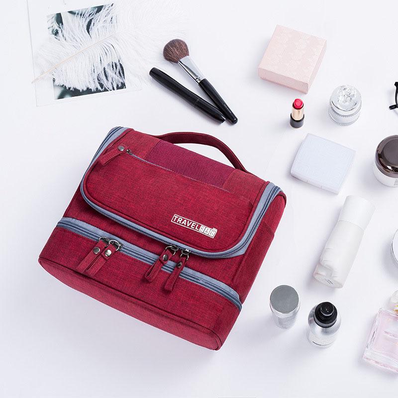 Bolsa de Maquillaje Colgante Multifuncional Organizador de Viaje Bolsas de Cosméticos Neceser para Mujer Neceser Bolsa de Lavar