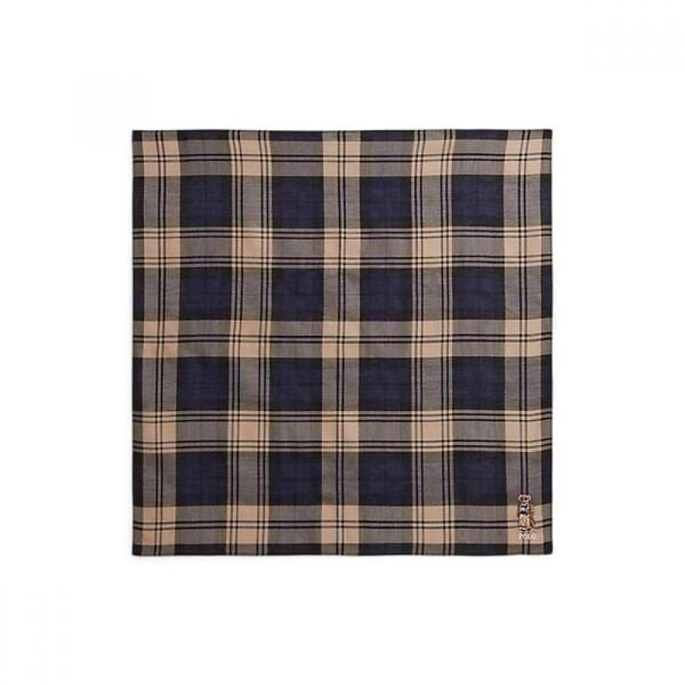 Polo Ralph Lauren Men S Cotton Plaid Handkerchief ONE