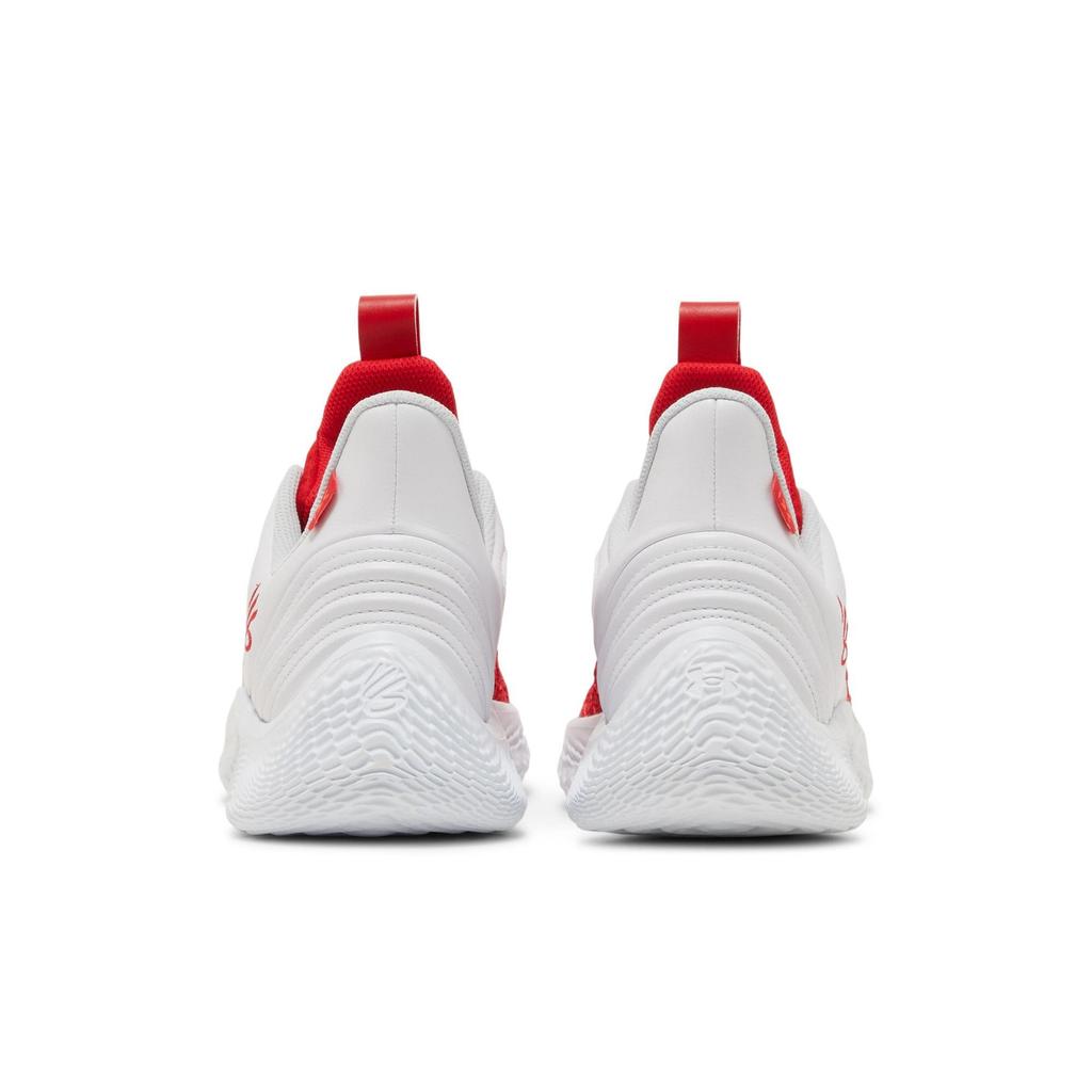 Under Armour Curry Flow 9 Team 'White Red' (Unisex) White / Red Basketball Shoes 3025631 100