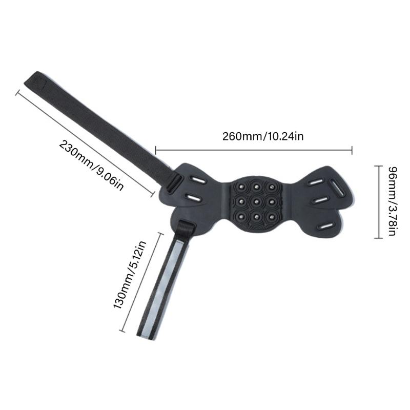 9 Claws Nails Antislip Shoe Cover Nonslip Traction Ice Cleats Walk Crampon Spikes Grip for Hiking Winter Mountain Road