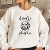 Golden Doodle Mama Sweatshirt Doodle Mom Crewneck Sweatshirts Women Graphic Hoodies Long Sleeve Pullovers Dog Lover Gift