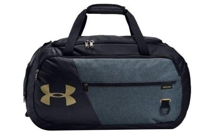 Under Armour Under Armour Polyester Boston Bag Handbag Medium Unisex Black/Gray 1342657005 Medium