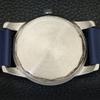USED ENICAR STAR JEWELS HAND-WINDING SWISS MENS BLUE COLOR DIAL WATCH A431425-2 R107-a431425
