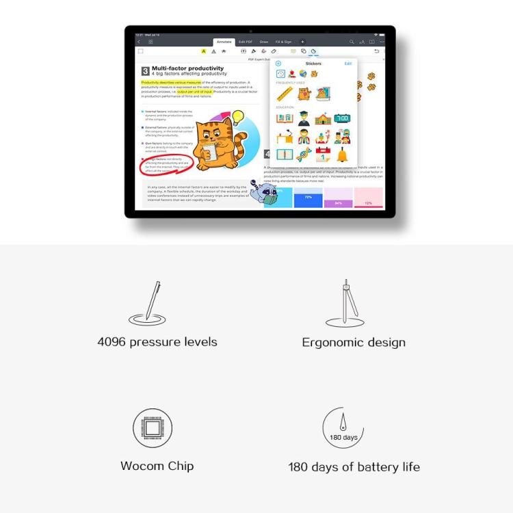 CHUWI HiPen H7 4096 Druckstufen Empfindlichkeit Metallgehäuse Stylus Stift für Surpad UBOOK X Ubook Pro UBOOK Hi10 X Hi10 XR Hi10 Go