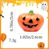 20 Pieces Halloween Miniature Pumpkin Figurines Desktop Ornament Resin Sculptures Crafts