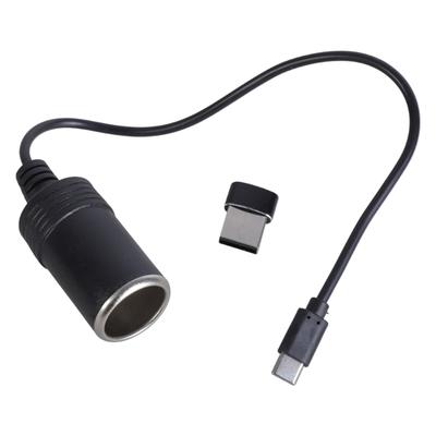 USB Type C To Car Cigarettes Lighters Socket Female Converters Adapter Cord for Car Cigarettes Lighters Car Vacuum Cleaner