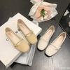 Fashion Square headed women's spring autumn shoes with shallow mouth thick heel  casual versatile simple comfortable daily women's shoes