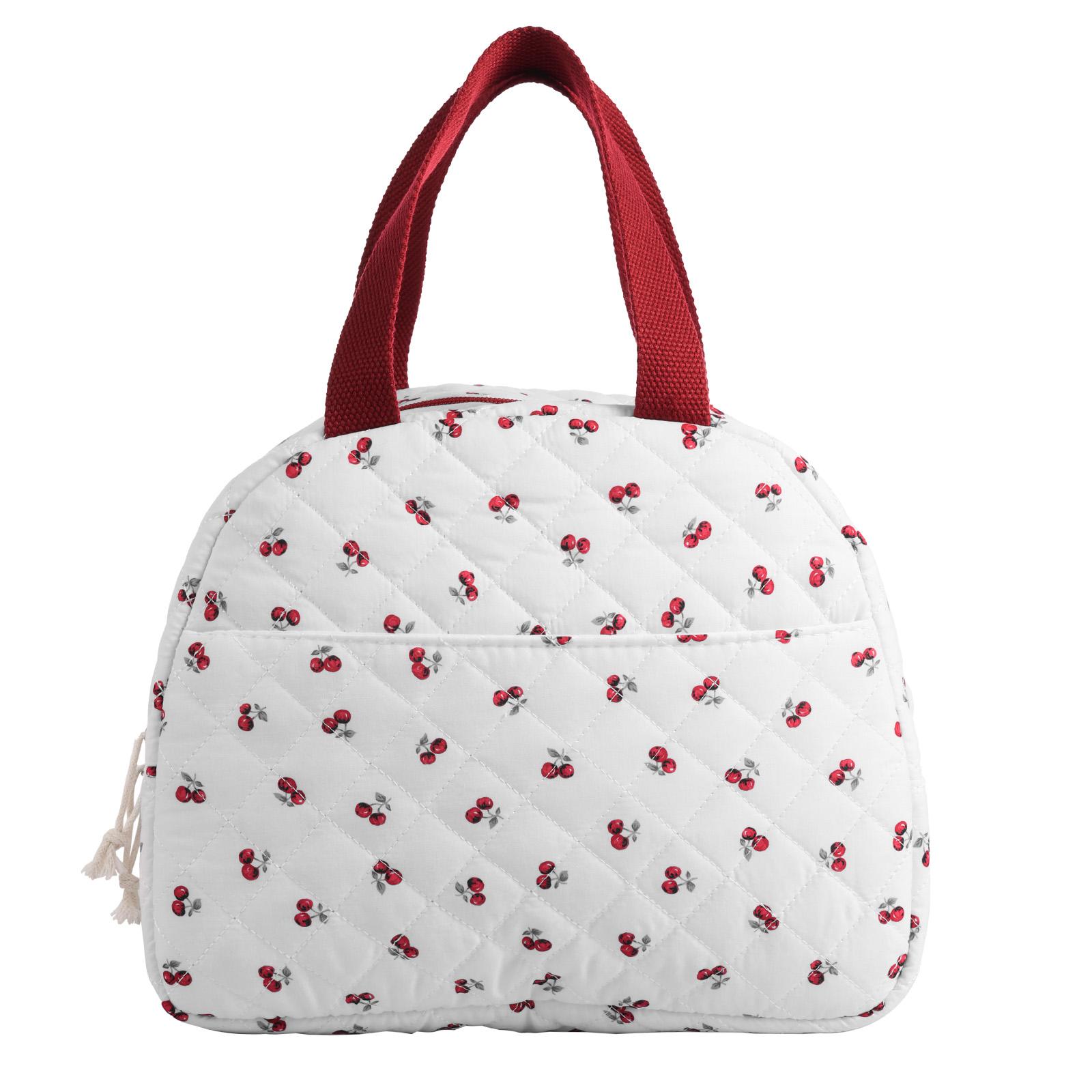 Lunch Bag Cotton Heat Insulation Meal Picnic Tote Double Zipper Easy to Carry Food Lunch Box Storage Multifunctional 2930₽