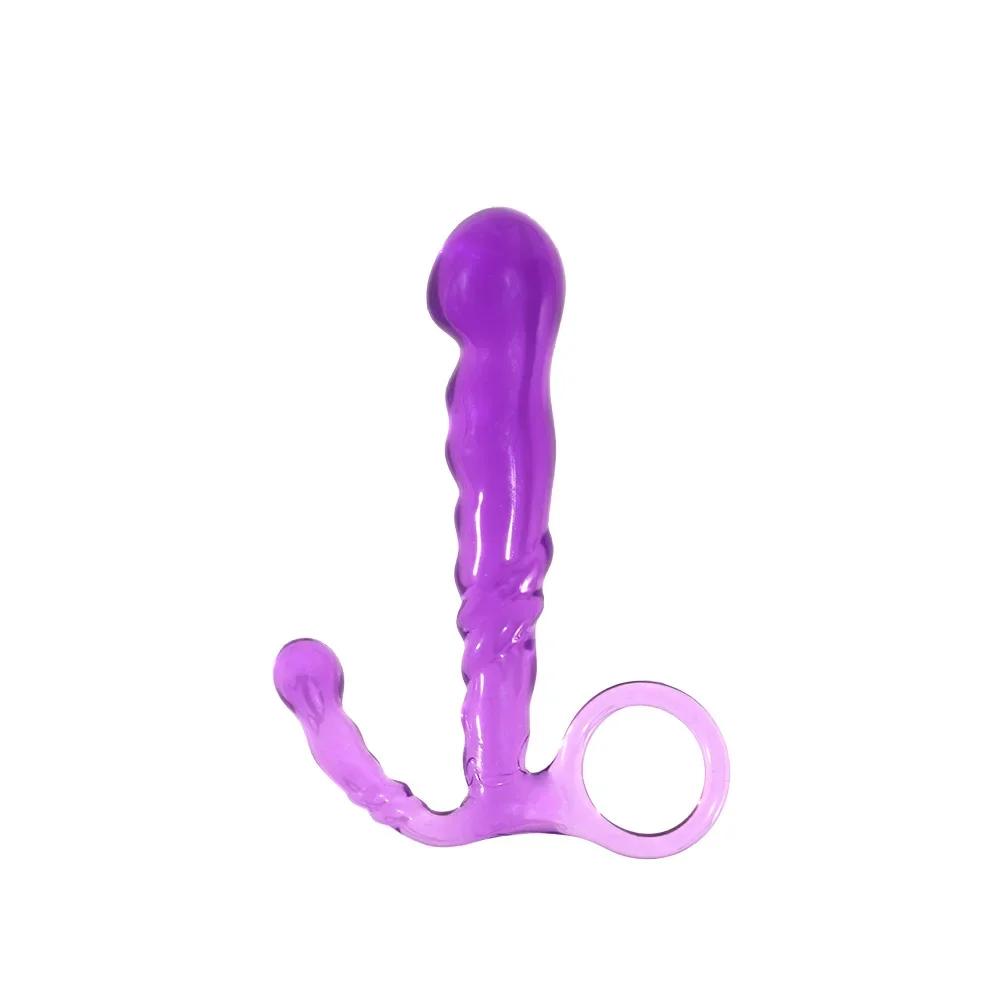 Soft Anal Butt Plug Prostate Massager Adult Gay Penis Anal Plug G-spot Sex Toys for Men and Women