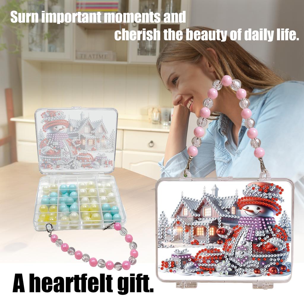 DIY Diamantmalerei Perlen Aufbewahrungsbox Große Kapazität Diamanten Plateau Aufbewahrungskoffer Perlenflaschen Aufbewahrung Handtasche Perlen Organizer
