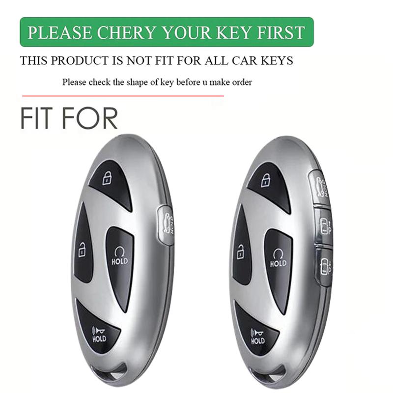 Silicone Car Key Case For Hyundai Kona Ev N-Line Tucson 2025 Grandeur GN7 IONIQ 6 Santa Fe MX5 Garden Gl Remote Key Protect