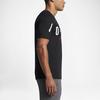 Jordan Alphabet Logo Print Short Sleeve T-shirt Men Tops Black BQ5093-010