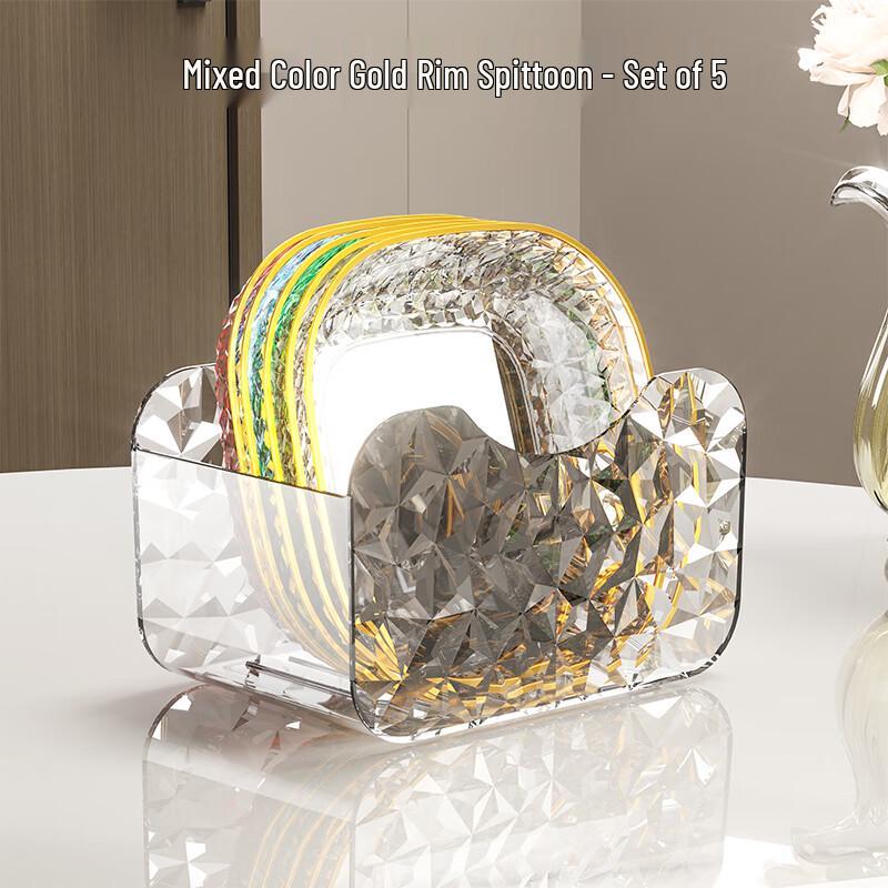 Wuhe Round Stone Bone Dish Set