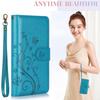 WEFOR for Samsung Galaxy A57 A37 A56 A36 5G A17 A26 A16 A07 A06 Wallet Case, 6 Card Slots/Zipper Pocket, Detachable Wrist Strap