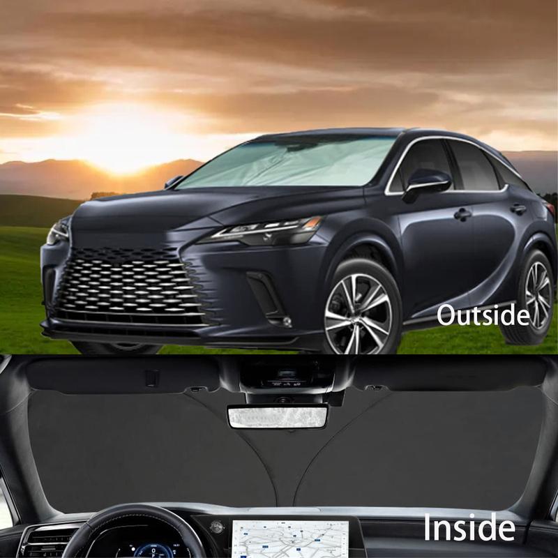 Car Windscreen Sun Shade Front Windshield Sunshade for Lexus RX350 RX Hybrid -2024 Auto Curtain UV Heat Sunshade Accessories