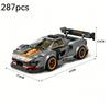 Stadt Technisches Speed Rennwagen MOC Bausteine Sport Rennfahrzeug Modell Pädagogische Montagebausteine Spielzeug für Männer Weihnachten