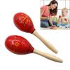 2Pieces Hand Percussion Natural Wood Texture Creating Unique Tone for Educational Purposes and Joyful Performances