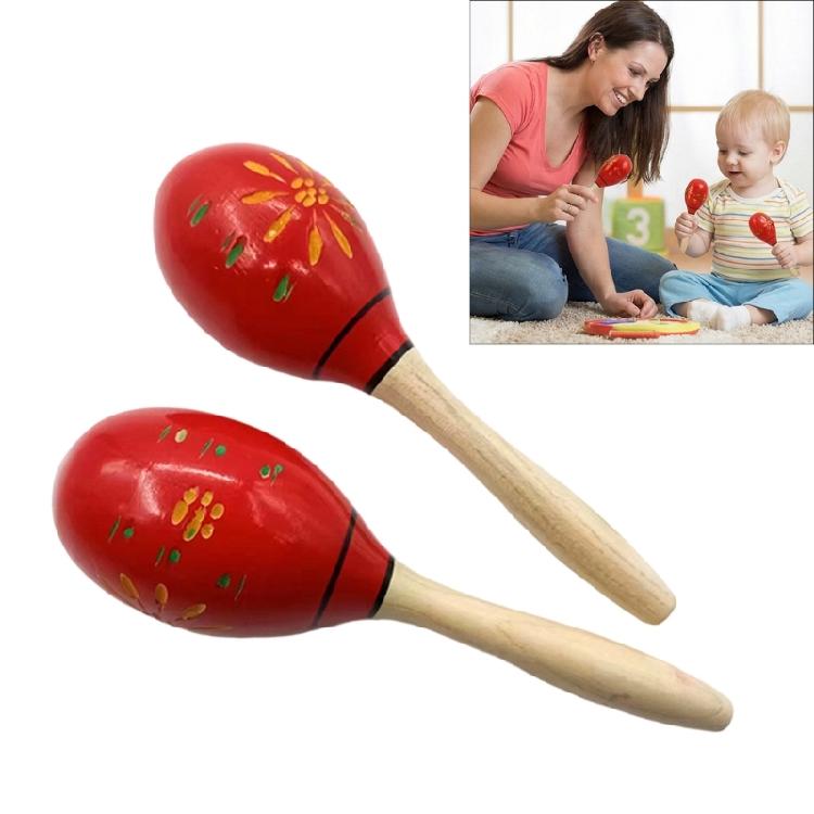 2Pieces Hand Percussion Natural Wood Texture Creating Unique Tone for Educational Purposes and Joyful Performances