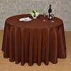 Advertising Exhibition Tablecloth Tablecloth Round Table Skirt Skirt Plain Weave Solid Color Zhu Wenwei Gauze Material Round Tablecloth