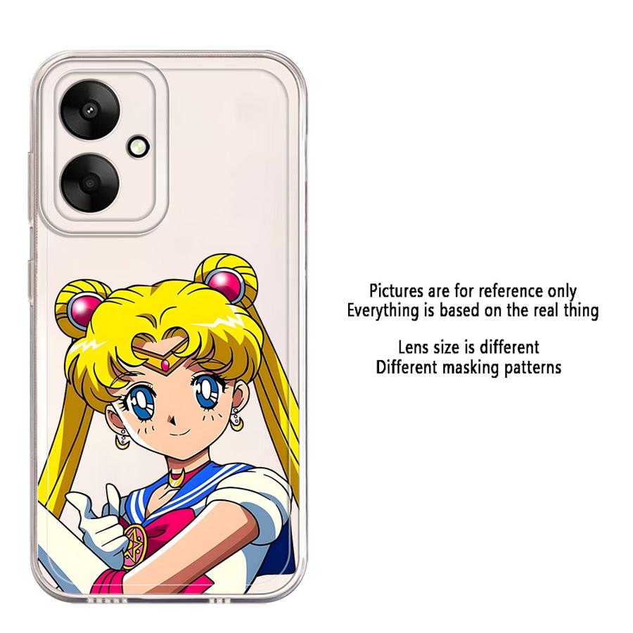 Phone Case for Xiaomi Mi 11 Lite 11T Pro Soft Phone Cover Anime Sailor Moon