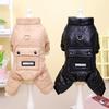 Waterproof Puppy Overalls Boy Dog Jumpsuit Winter Fleece Dog Clothes for Small Dogs Pet Jacket Chihuahua Costume Yorkie Pug Coat