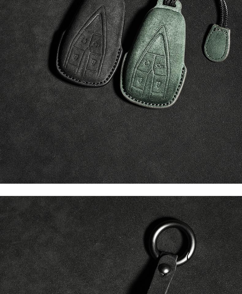 Changan CS75 Plus/CS55 Alcantara Suede Leather Car Key Protective Cover
