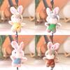 Cute Rabbit Plush Toy With Pp Cotton Filling For Bag Decor And Gifts