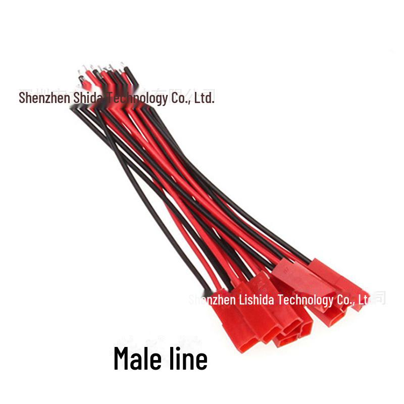 SYP Male and Female Automotive Connector LED Cable with Flame Retardant Terminal JST-2pin