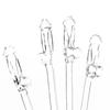 Funny Shaped Glass Straw Creative High Boric Acid Glass Straws Heat Resistant Reusable Kitchen Tool Party Supplies