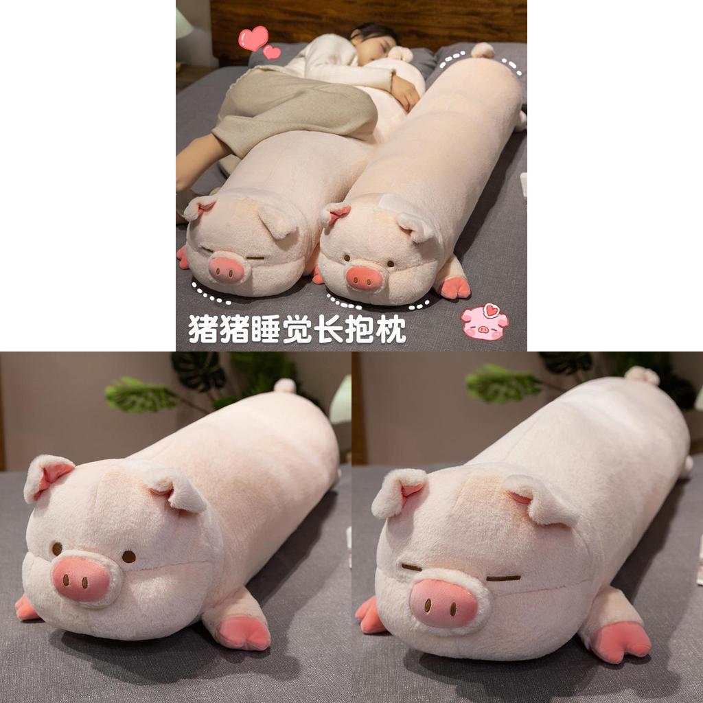 Plush Pig Pillow Toy For Kids And Girls Soft Animal Bed Cushion