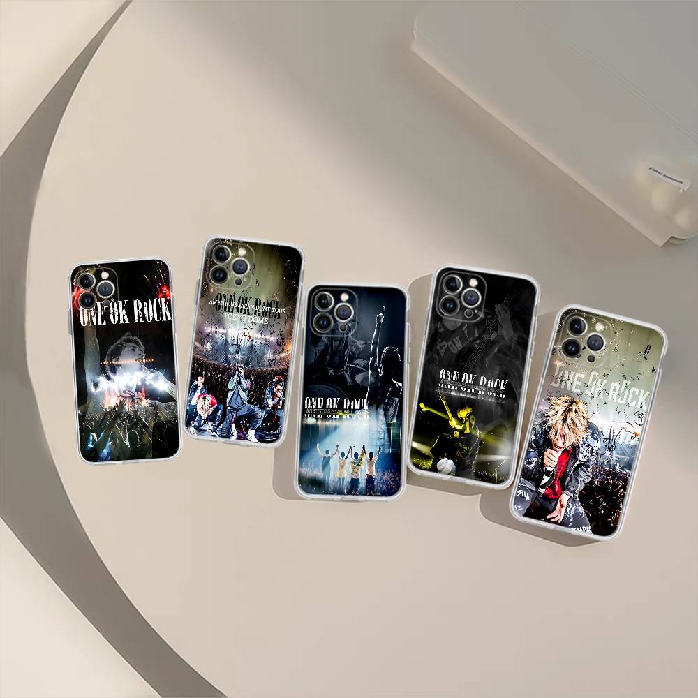 ONE OK ROCK Band Transparent Phone Case For IPhone 17 Air 16 Pro Max 15 14 13 12 11Plus Shockproof Cover