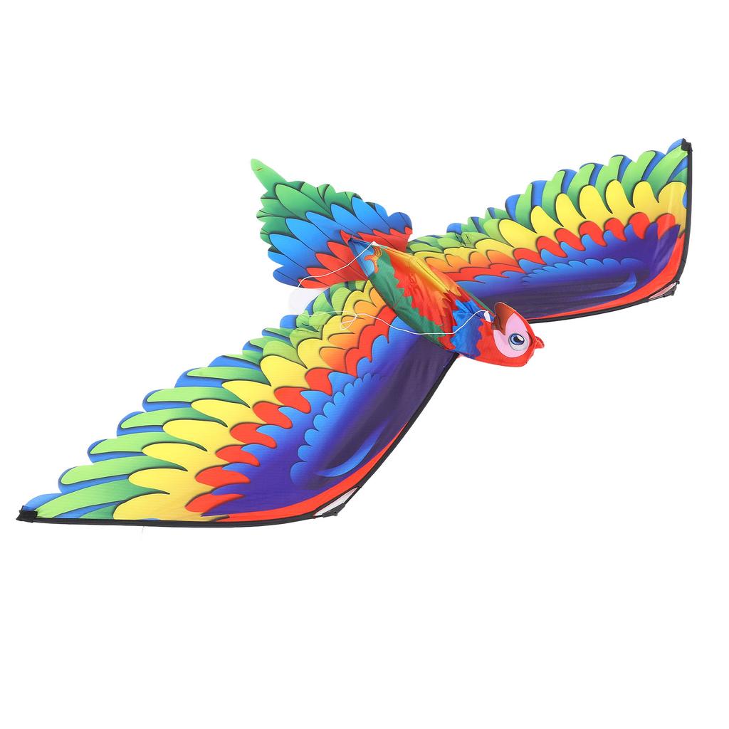 3D Papagei Großer Drachen für Kinder und Erwachsene Einfach zu montieren und zu fliegen Drachen für Familien-Outdoor-Spiele und Aktivitäten