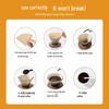 V02 Cone-Shaped Coffee Filters for 2-4 People, Disposable V-Shaped Wood Pulp Filter Paper