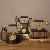 European Retro Old-fashioned Telephone Desktop Ornament Living Room Wine Cabinet Office Home Decoration Photo Props