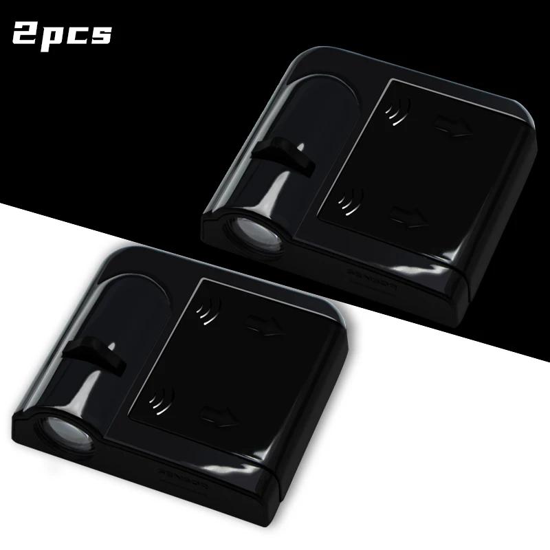 New Led Car Door Logo Light HD Laser Welcome Projector Lamps For Ford Fiesta C-Max Kuga Ranger Raptor KA Fusion ST Transit Edge