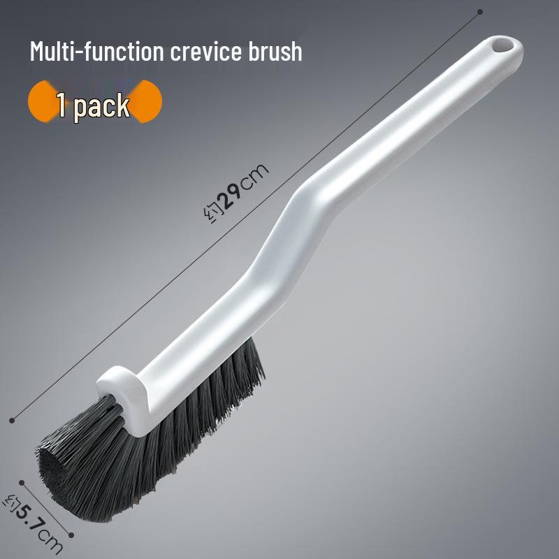 Multi-Purpose Hard Bristle Crevice Brush for Bathroom & Tile Cleaning