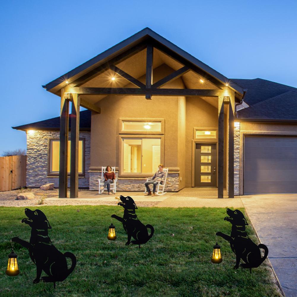 Outdoor Solar Decorative Stakes with Solar-Powered Light Waterproof Landscape Lights Solar Garden Lights for Outdoor Patio Yard