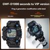For CASIO Sixth Generation Frogman 3445 GWF-D1000B Series Modified Steel Strip Metal Stainless Steel Trendy Watch Strap