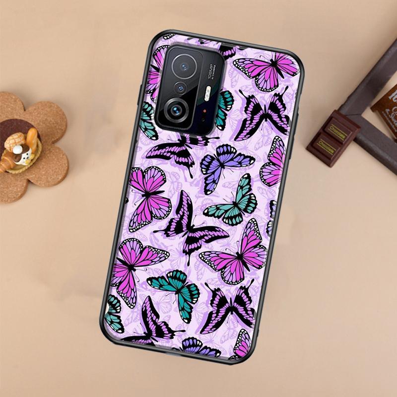 Luxury Butterfly Case For Xiaomi POCO X7 Pro X3 X5 X6 F3 F5 F6 M6 Pro 11T 12T 13T 14T Pro 13 14 Ultra Cover